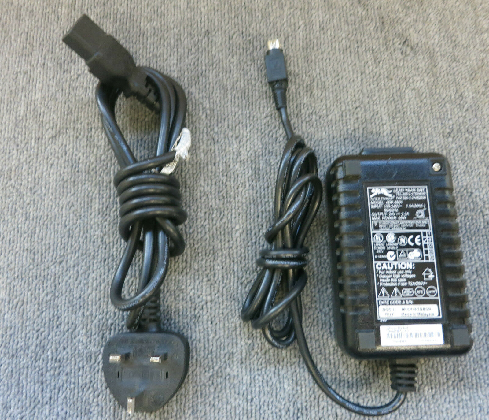 Tiger Power ADP-5501 3 Pin Receipt Printer AC Power Adapter 55W 24V 2.3A Type: AC Power Adapter MPN: ADP-5501 Outpu